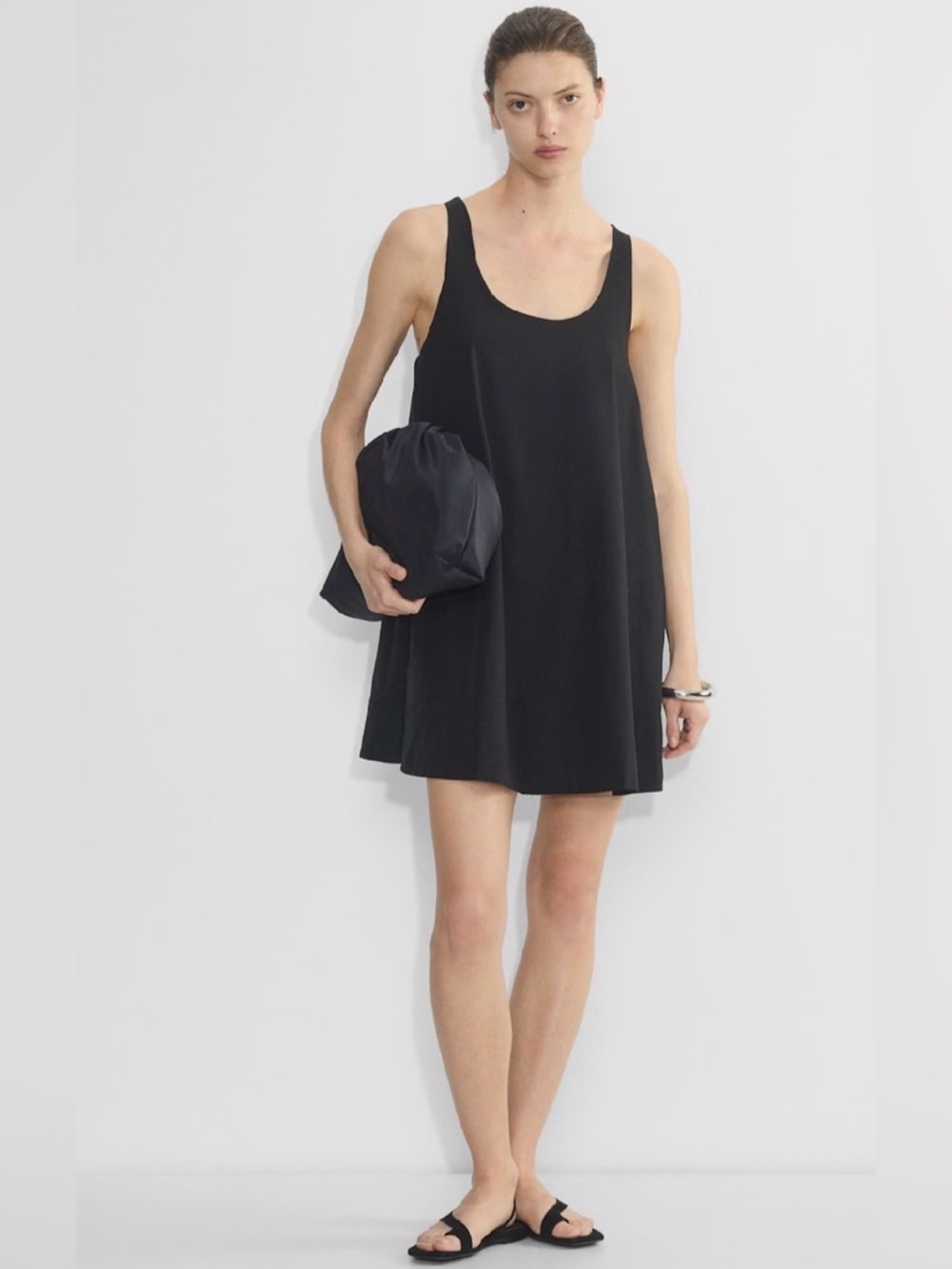 ARITZIA Babaton Conscious Poplin Lined Black Mini Dress Size XS
